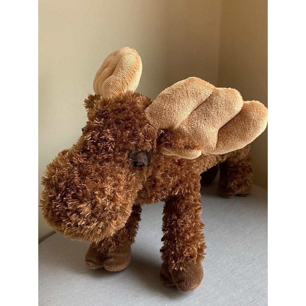 Douglas Max Moose Plush 15" 1976 Vintage Stuffed Animal Toy sku6